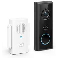 [아마존베스트]eufy Security, Wi-Fi Video Doorbell Kit, 1080p-Grade Resolution, 120-day Battery, No Monthly Fees, Human Detection, 2-Way Audio, Free Wireless Chime (Requires Micro-SD Card)