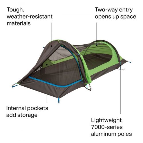  Eureka Solitaire AL Tent: 1-Person 3-Season