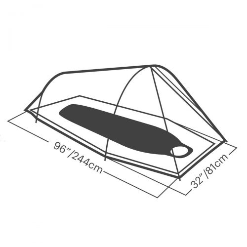  Eureka Solitaire AL Tent: 1-Person 3-Season