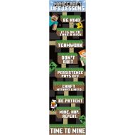 Eureka 849347 Life Lessons Minecraft Vertical Classroom Banner for Teachers, 12