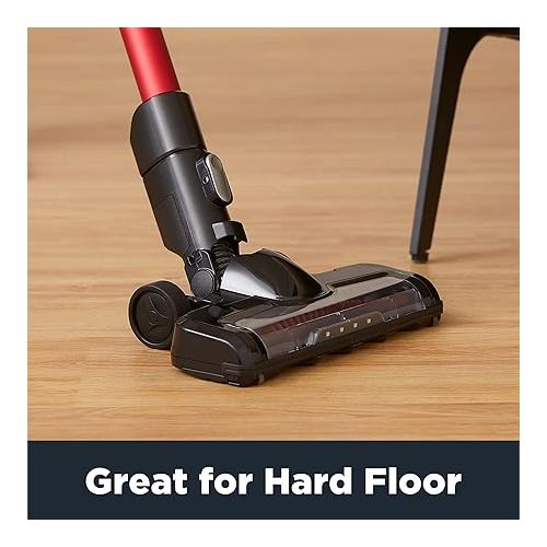  Eureka Rechargeable Handheld Portable with Powerful Motor Efficient Suction Cordless Stick Vacuum Cleaner Convenient for Hard Floors, NEC101, Black, 80 Ounces