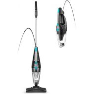 Eureka Home Lightweight Mini Cleaner for Carpet and Hard Floor Corded Stick Vacuum with Powerful Suction for Multi-Surfaces, 3-in-1 Handheld Vac, Blaze Blue
