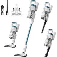 Eureka NEC280TL RapidClean Pro Cordless Cleaner for Hard Floors, Lightweight Vacuum LED Headlights, Convenient Stick and Handheld Vac, White