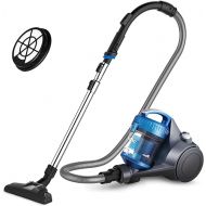 Eureka Bagless Canister Vacuum Cleaner, Lightweight Vac for Carpets and Hard Floors, w/Filter, Blue