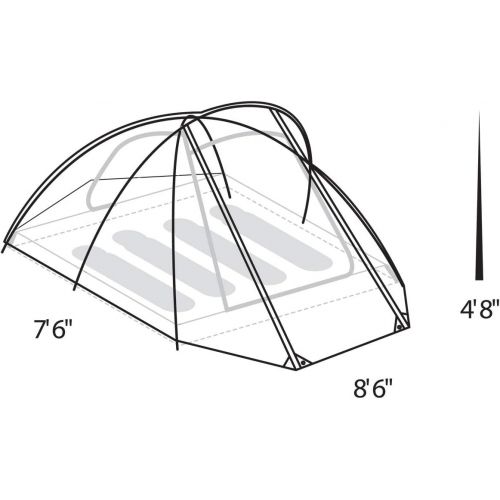  [아마존베스트]Eureka! Assault Outfitter Four-Person, Four-Season Backpacking Tent