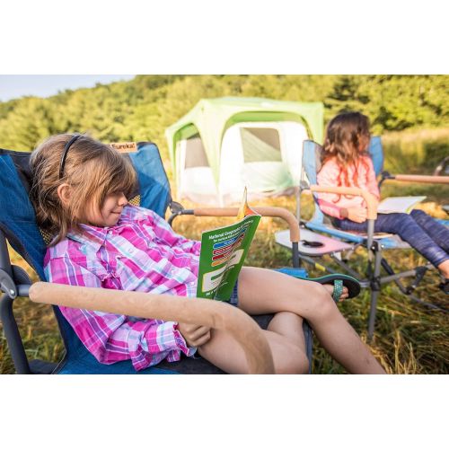  Eureka! Directors Camping Chair with Side Table, Blue, One Size캠핑 의자