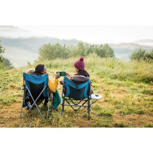  Eureka! Directors Camping Chair with Side Table, Blue, One Size캠핑 의자