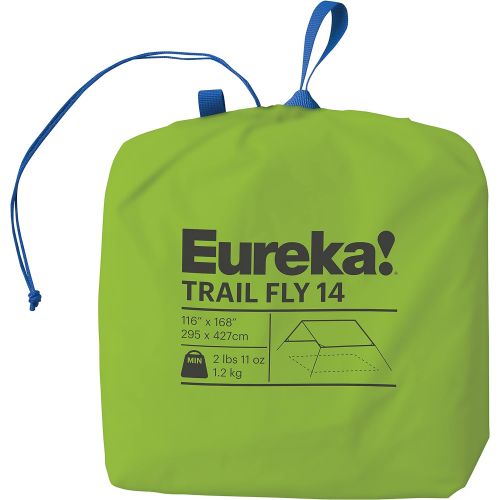  Eureka! Trail Fly Customizable Camping Tarp, 14 Feet, Jasmine Green