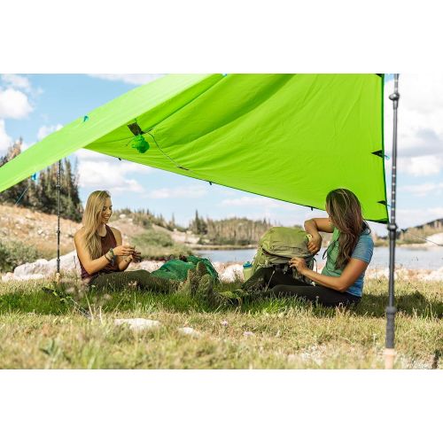  Eureka! Trail Fly Customizable Camping Tarp, 14 Feet, Jasmine Green