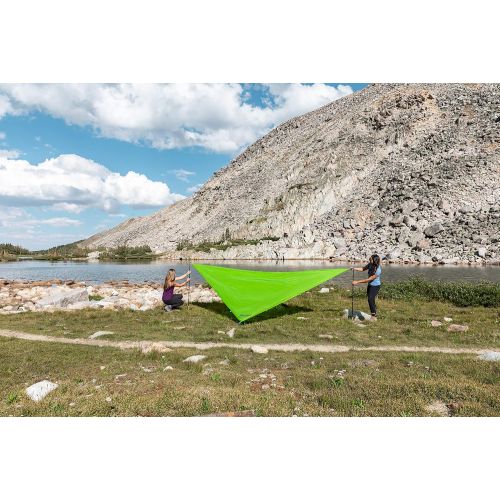  Eureka! Trail Fly Customizable Camping Tarp, 14 Feet, Jasmine Green