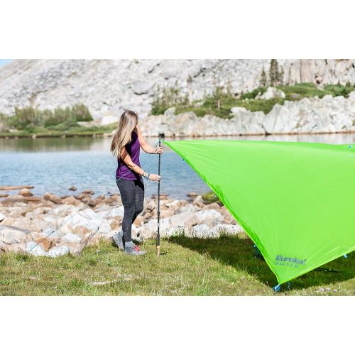  Eureka! Trail Fly Customizable Camping Tarp, 10 Feet, Jasmine Green