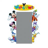 Eureka Back to School Mickey Mouse Clubhouse Welcome Door and Window Go Around Classroom Decorations for Teachers, 2pc, 17 W x 24 H