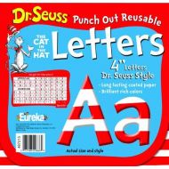 Eureka Back to School Dr. Seuss ABC Letter Cutouts, 200pc, 4 x 4 inches