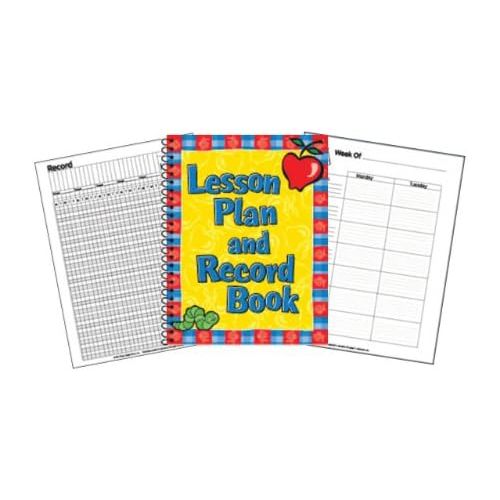  Eureka Back to School Record and Lesson Plan Book for Teachers, 8.5 x 11, 1 pc, Apple