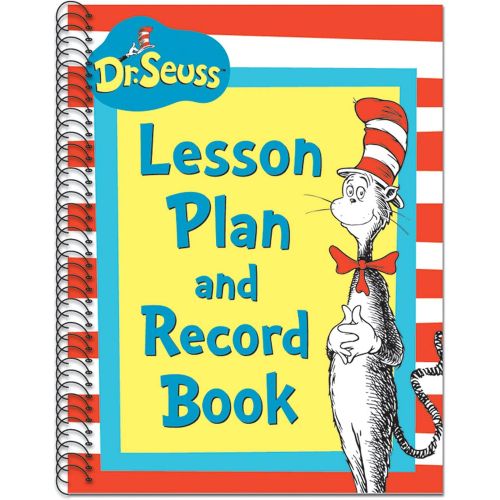  Eureka Dr. Seusss Cat In Hat Lesson Plan/Record Book Miscellaneous, 40 Weeks, 8.5 x 11