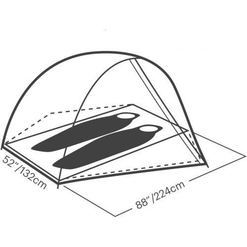  Eureka! X-Loft 2 Two-Person, Three-Season Car Camping Tent