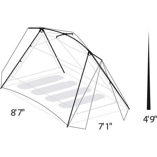  Eureka! Timberline SQ Outfitter 4 Person Backpacking Tent