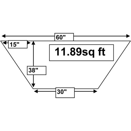  Eureka! Add-On Vestibule Mini Room for Timberline 2 Tents, 12.5 Square Feet of Storage Space, Green, 53 W x 72 L