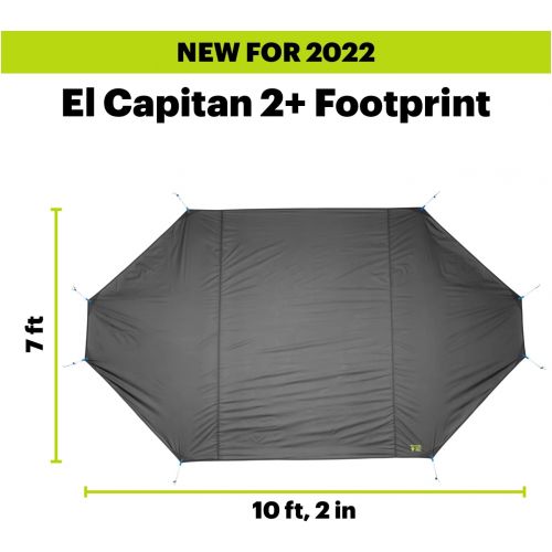  Eureka! El Capitan 2+ Outfitter Fitted Footprint (Compatible with, but Not Included?El Capitan 2+ Outfitter 2-Person Camping Tent?Sold Separately), Dark Shadow (2660215)