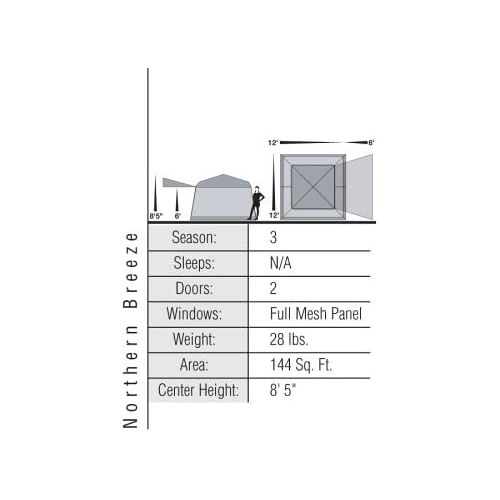  [해상운송]Eureka Northern Breeze Screened Shelter