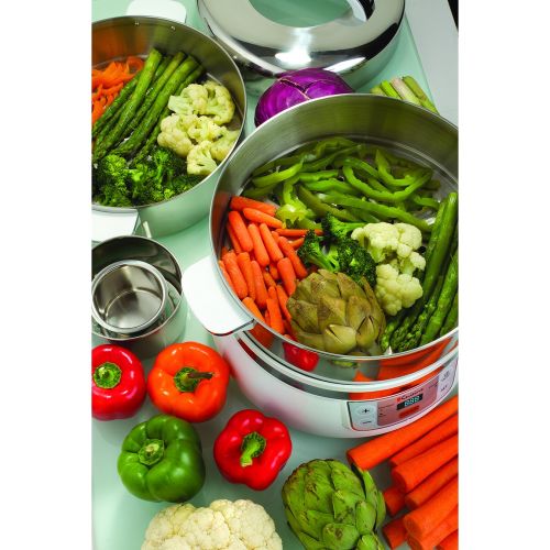  Euro Cuisine FS2500 Stainless Steel Electric Food Steamer