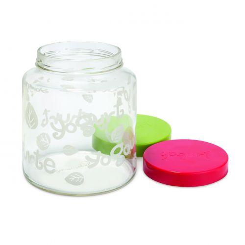  Euro Cuisine GY85 two-quart glass jar with lids (set of 2)