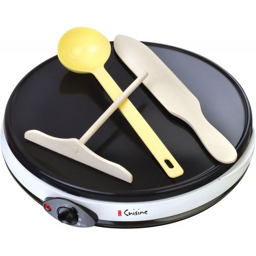  Euro Cuisine Electric Crepe Maker, White