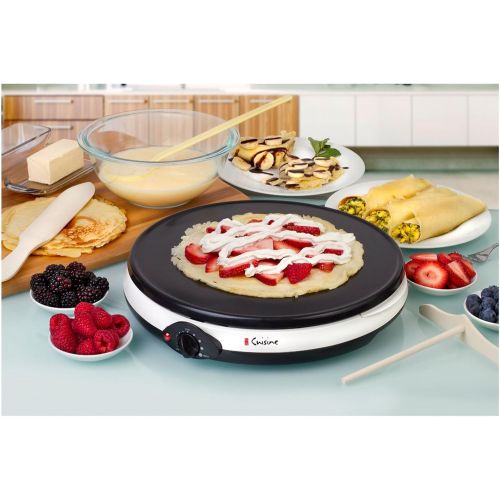  [아마존베스트]Euro Cuisine Electric Crepe Maker, White