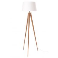 Euro Style Collection Berlin 60 Tripod Floor Lamp-Wood/White
