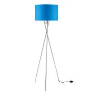Euro Style Collection Lisboa 63 inch Tripod Floor Lamp-Blue