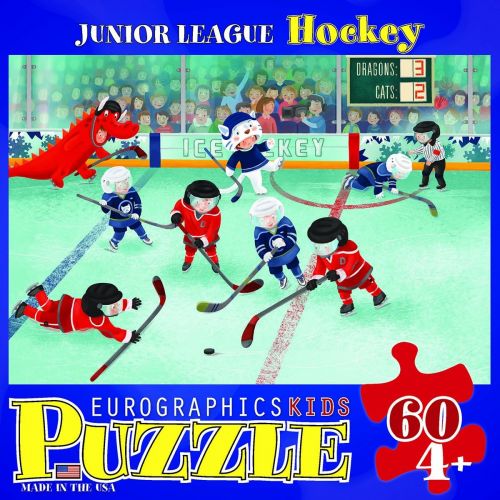  EuroGraphics Hockey Junior League Puzzle (60-Piece), Multi
