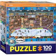 EuroGraphics Hockey Spot & Find 100 Piece Puzzle