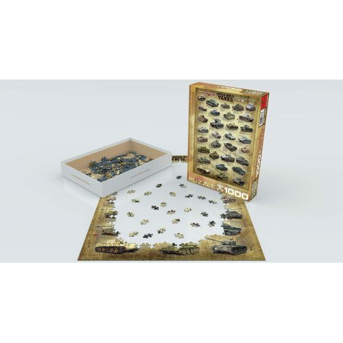  EuroGraphics Tanks of WWII 1000 Piece Puzzle