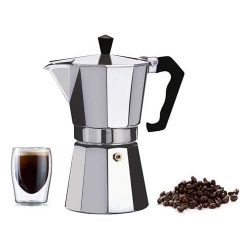  Euro-Home - CaffeXspress 6 Cup Aluminum Espresso Coffee Maker - Barista quality Espresso maker.