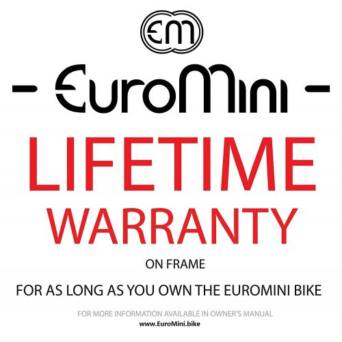 EuroMini ZiZZO Urbano 24lb Lightest Aluminum Frame Genuine Shimano 8-Speed 20 Folding Bike