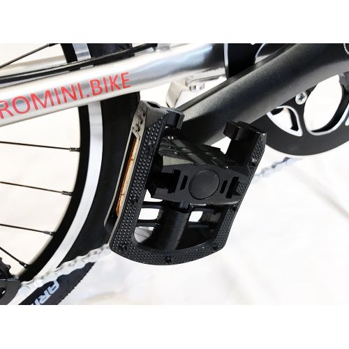  EuroMini-ZiZZO 23lb Lightweight Aluminum Alloy 20 8-Speed Folding Bicycle with Quick Release Wheels