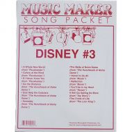 European Expressions Disney #3 songsheet packet for the Music Maker