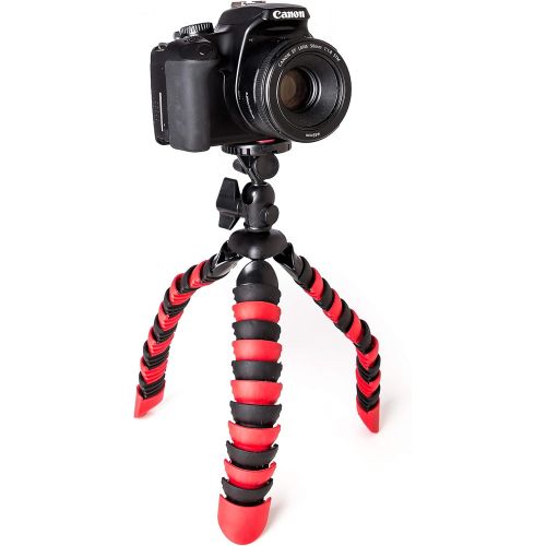  [아마존 핫딜]  [아마존핫딜]Eurosell Premium Line Tripod 28cm Kamerastativ Kamera Stativ Flexibel Flexibles Dreibein Digitalkamera Fotostativ Videostativ zb kompatibel mit GoPro BENQ Actioncam DSLR SLR Nikon