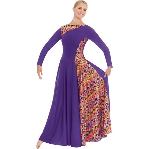  Eurotard EUROTARD 63867 Womens Joyful Praise Asymmetrical Dress