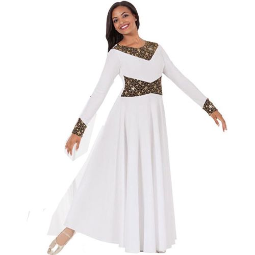  Eurotard Adult 43866 Royalty Praise Dance Dress