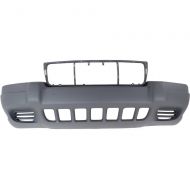Evan Fischer Front Bumper Cover Compatible with 1999-2003 Jeep Grand Cherokee Textured Laredo/Sport Models To 8-1-01