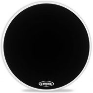Evans MX1 Black Marching Bass Drum Head, 32 Inch