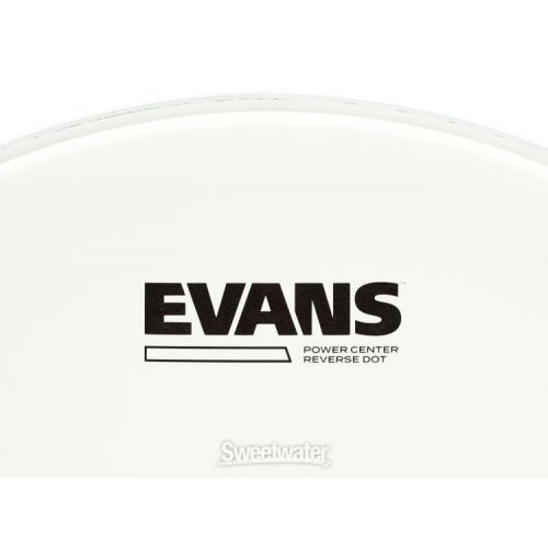  Evans Power Center Reverse Dot Drumhead - 14 inch