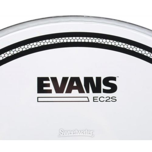  Evans EC2S Clear Drumhead - 12 inch