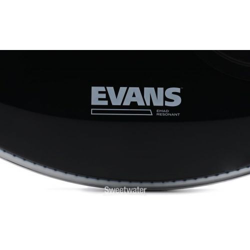  Evans EMAD Resonant Black Bass Drumhead - 22 inch