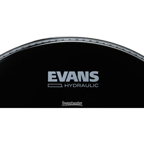  Evans Hydraulic Black Drumhead - 14 inch