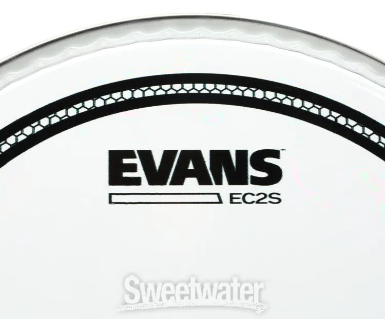  Evans EC2S Clear Drumhead - 8 inch