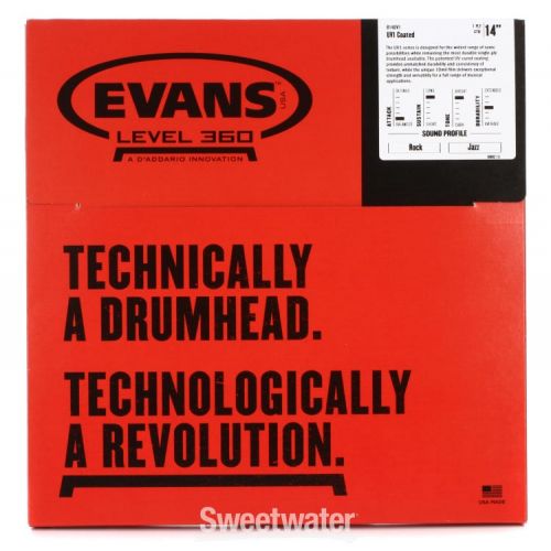  Evans UV1 Coated Drumhead - 14 inch