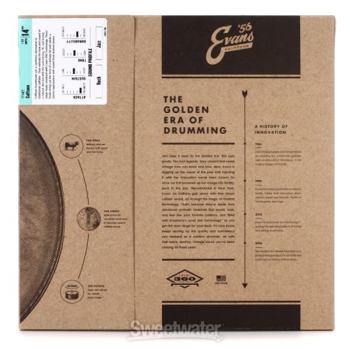  Evans Calftone Drumhead - 14 inch