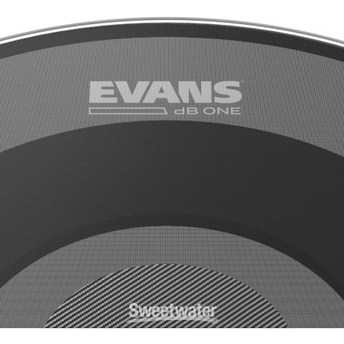  Evans dB One Low Volume Bass Drumhead - 18-inch